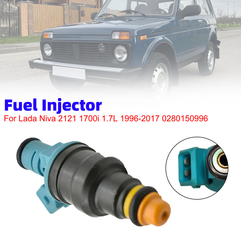 Lada Niva 2121 1700i 1.7L 1996-2017 0280150996 1PCS Fuel Injector