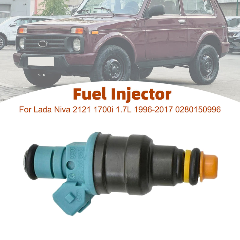 Lada Niva 2121 1700i 1.7L 1996-2017 0280150996 1PCS Fuel Injector