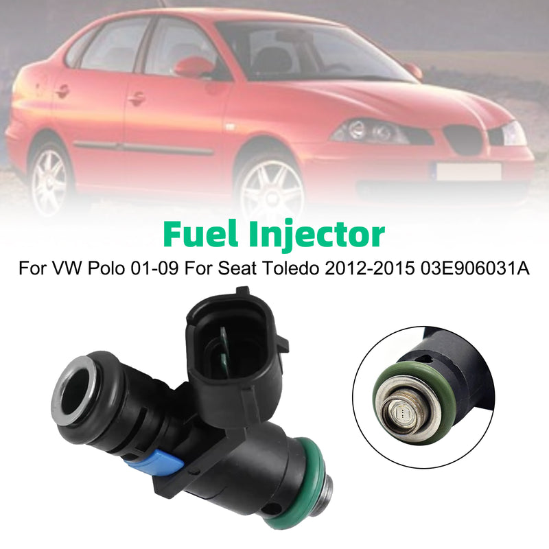 VW Polo 2001-2009 For Seat Toledo 2012-2015 03E906031A 1PCS Fuel Injector