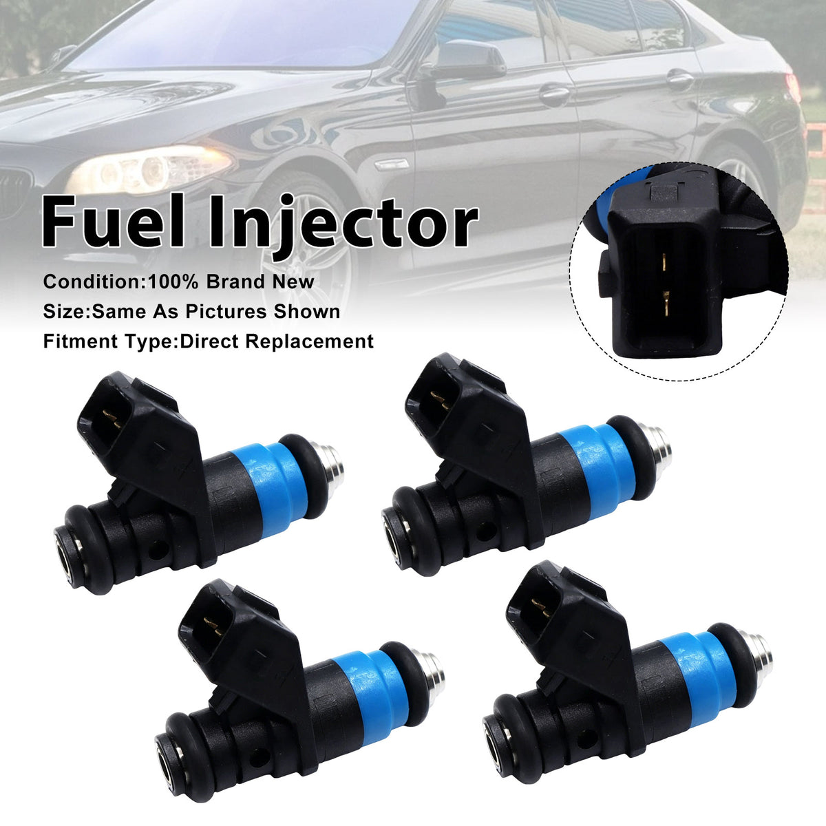 Siemens Deka Short pico FI114962 107962 4PCS Fuel Injector 630CC 60lb