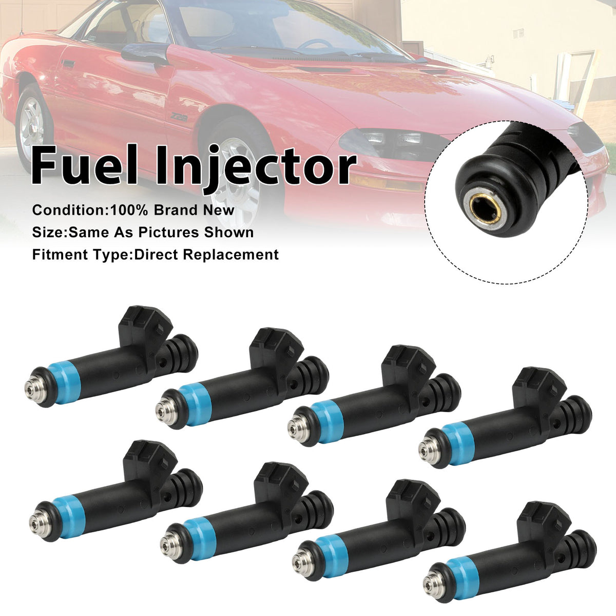 Chevrolet Camaro 1993-2002 Corvette 1997-2004 FI114991 8PCS Fuel Injector