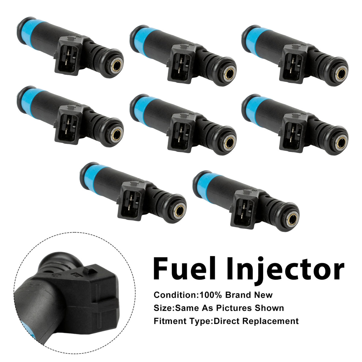 Chevrolet Camaro 1993-2002 Corvette 1997-2004 FI114991 8PCS Fuel Injector