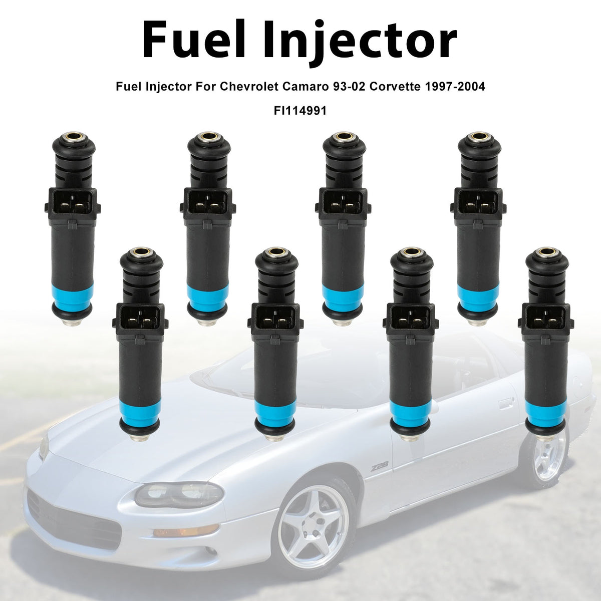 Chevrolet Camaro 1993-2002 Corvette 1997-2004 FI114991 8PCS Fuel Injector