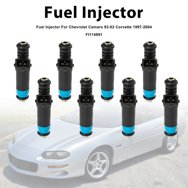 Chevrolet Camaro 1993-2002 Corvette 1997-2004 FI114991 8PCS Fuel Injector
