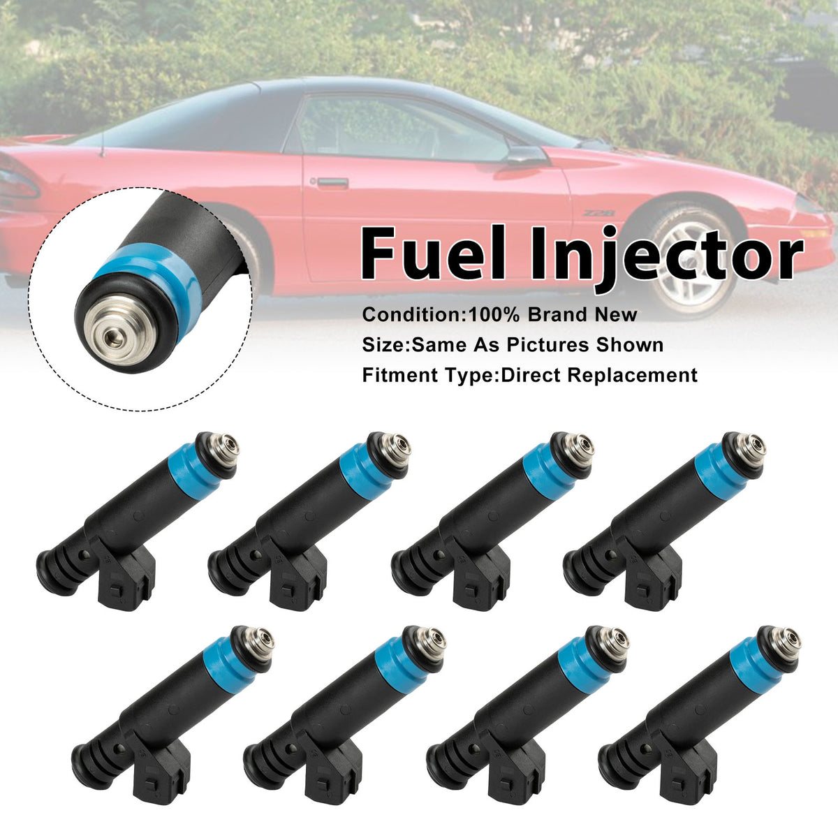 Chevrolet Camaro 1993-2002 Corvette 1997-2004 FI114991 8PCS Fuel Injector