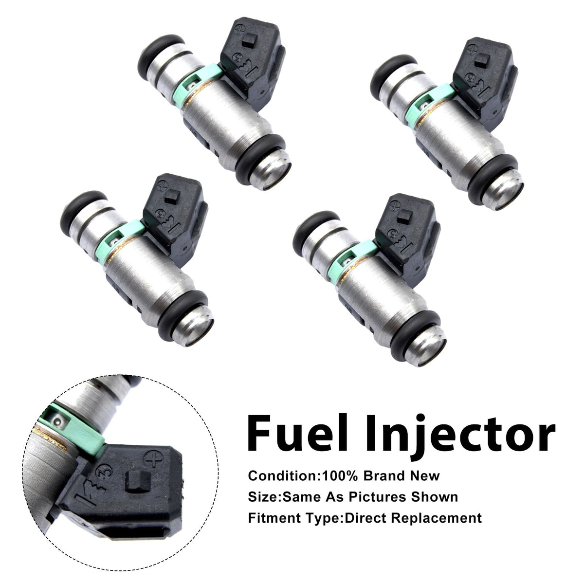 Fiat Doblo 2001-2010 Seicento 1999-2010 iwp116 4PCS Fuel Injector