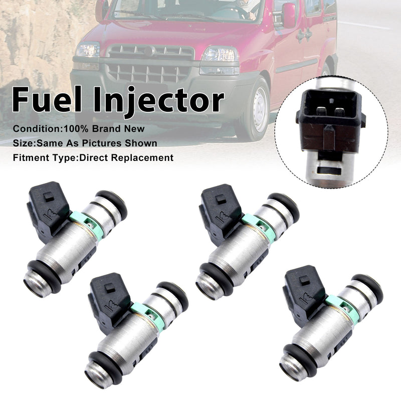 Fiat Doblo 2001-2010 Seicento 1999-2010 iwp116 4PCS Fuel Injector