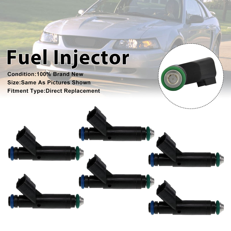 Ford Mustang 2001-2004 Ranger 2001-2003 1F2Z9F593BA 6PCS Fuel Injector