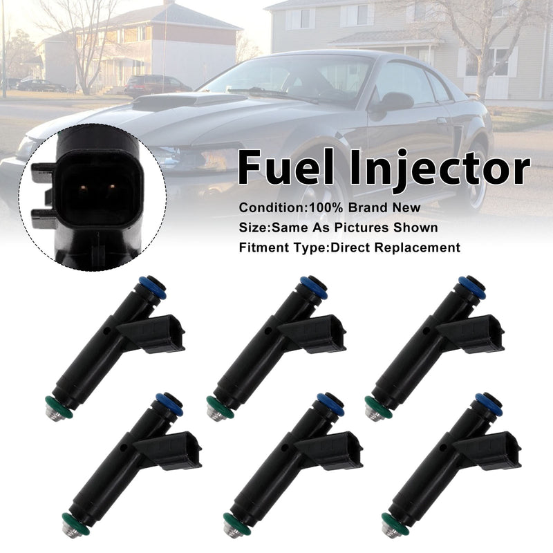 Ford Mustang 2001-2004 Ranger 2001-2003 1F2Z9F593BA 6PCS Fuel Injector
