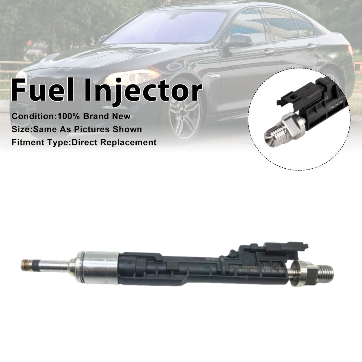 BMW F10/F11 2013-2017 F06/F12/F13 2012-2018 0261500186 1PCS Fuel Injector