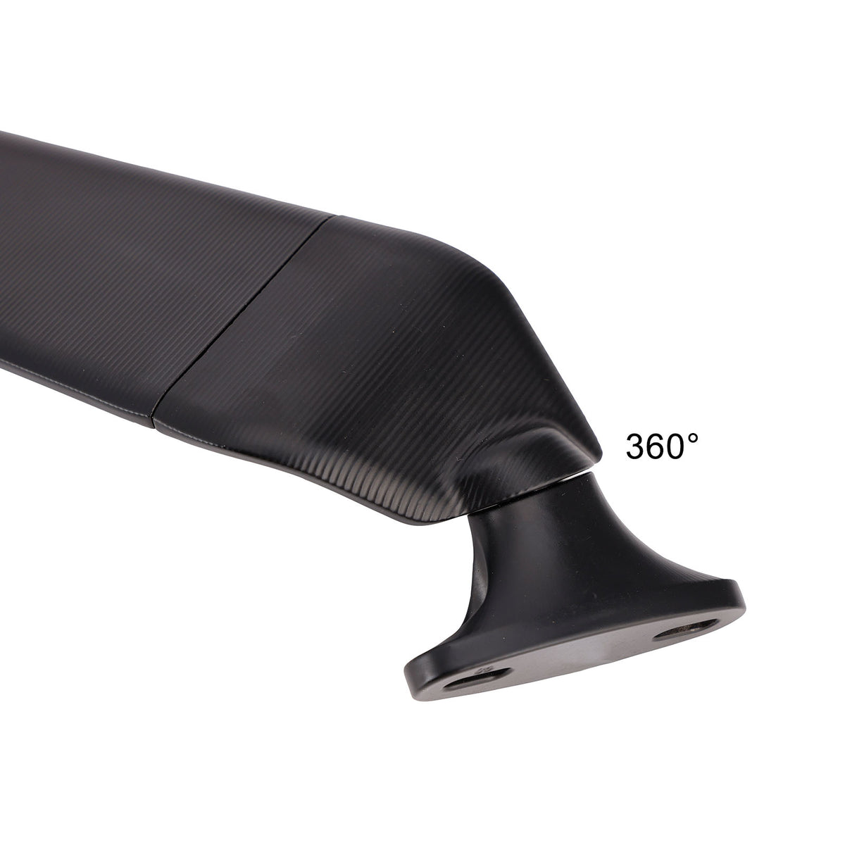 Honda CBR600F 2011-2014 CBR650R 2019-2023 Black Wing Fin Rearview Mirrors
