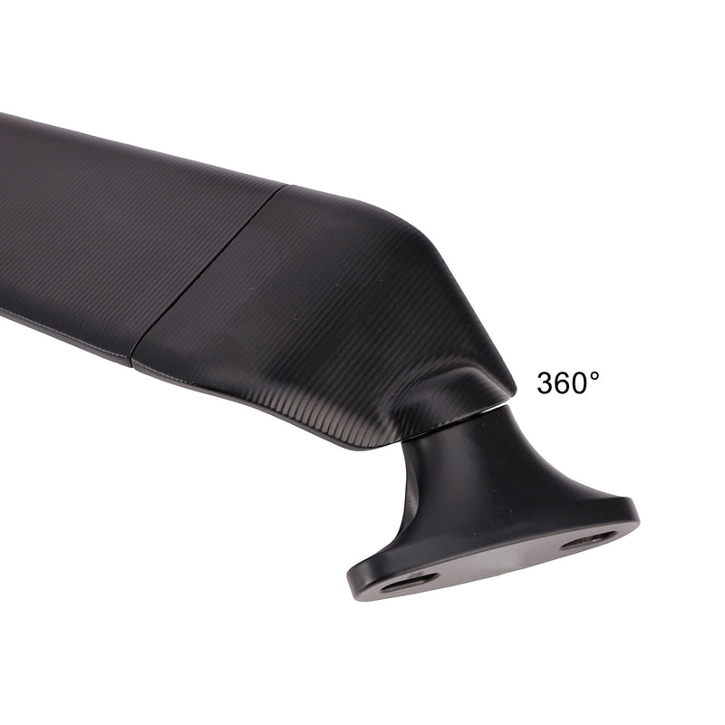 Honda CBR600F 2011-2014 CBR650R 2019-2023 Black Wing Fin Rearview Mirrors