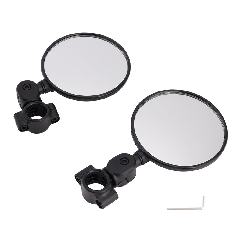 2022-2024 mm Enduro Handle bar Black Adjustable Handlebar Mirror Folding Mirrors