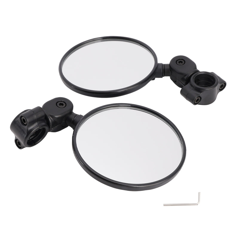 2022-2024 mm Enduro Handle bar Black Adjustable Handlebar Mirror Folding Mirrors