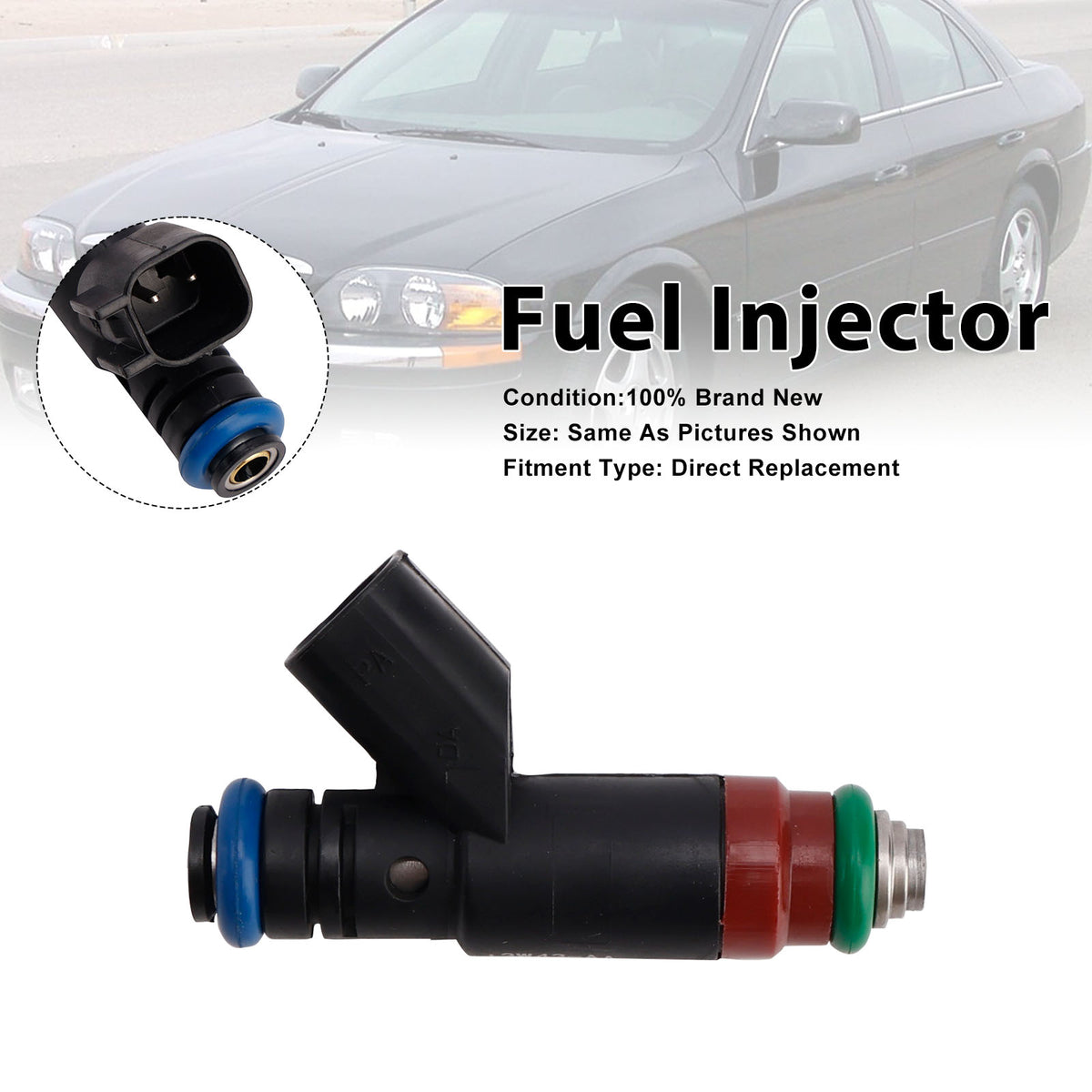 Lincoln LS For Ford Thunderbird 2003-2005 3W43-AA 1PCS Fuel Injector