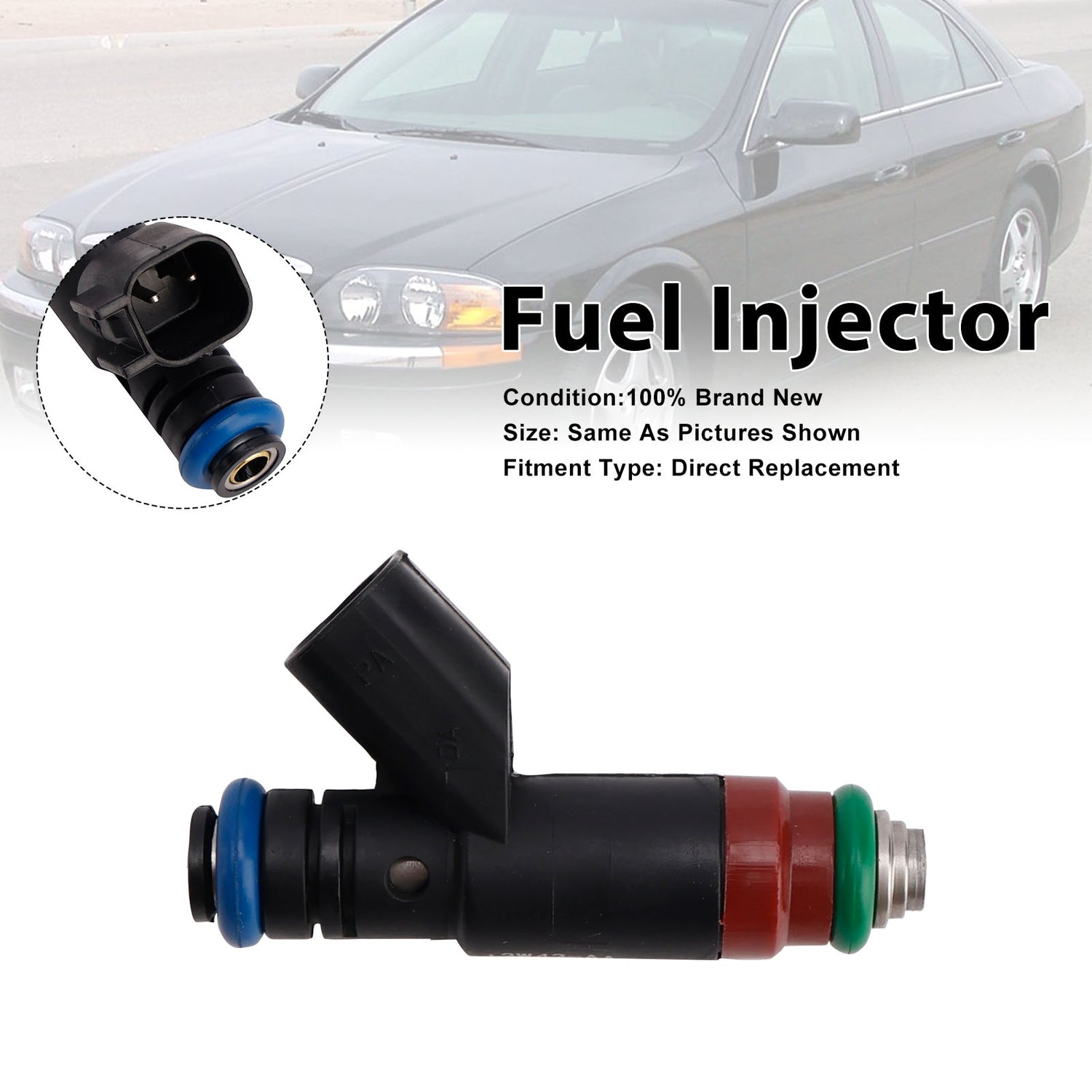 Lincoln LS For Ford Thunderbird 2003-2005 3W43-AA 1PCS Fuel Injector