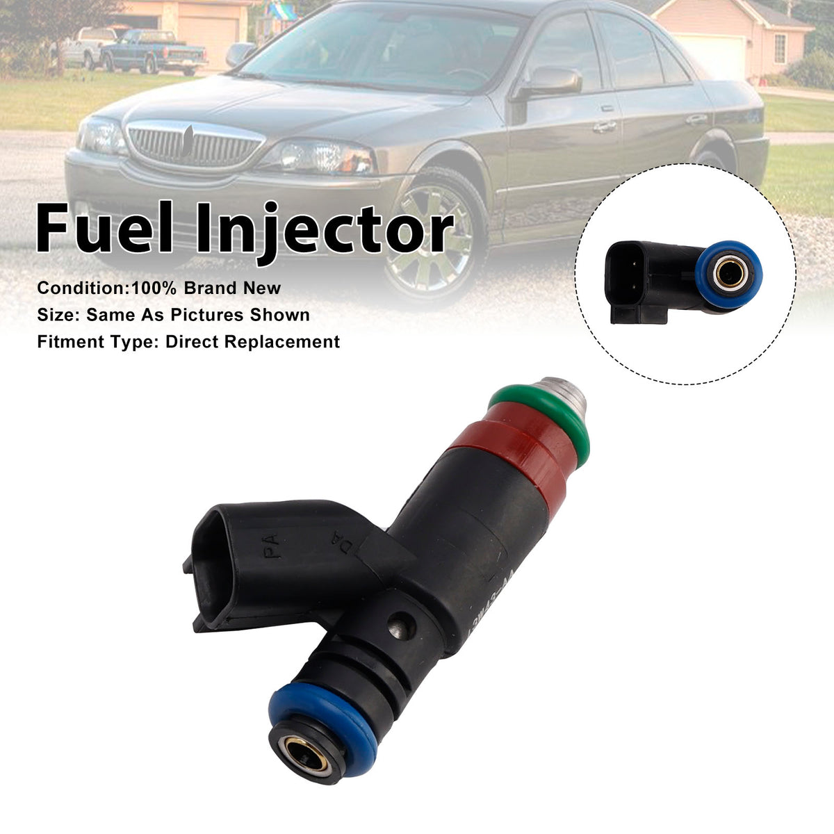 Lincoln LS For Ford Thunderbird 2003-2005 3W43-AA 1PCS Fuel Injector