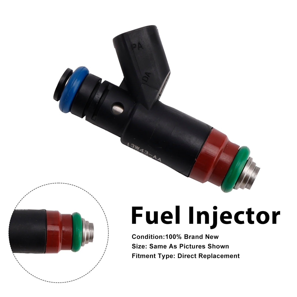 Lincoln LS For Ford Thunderbird 2003-2005 3W43-AA 1PCS Fuel Injector