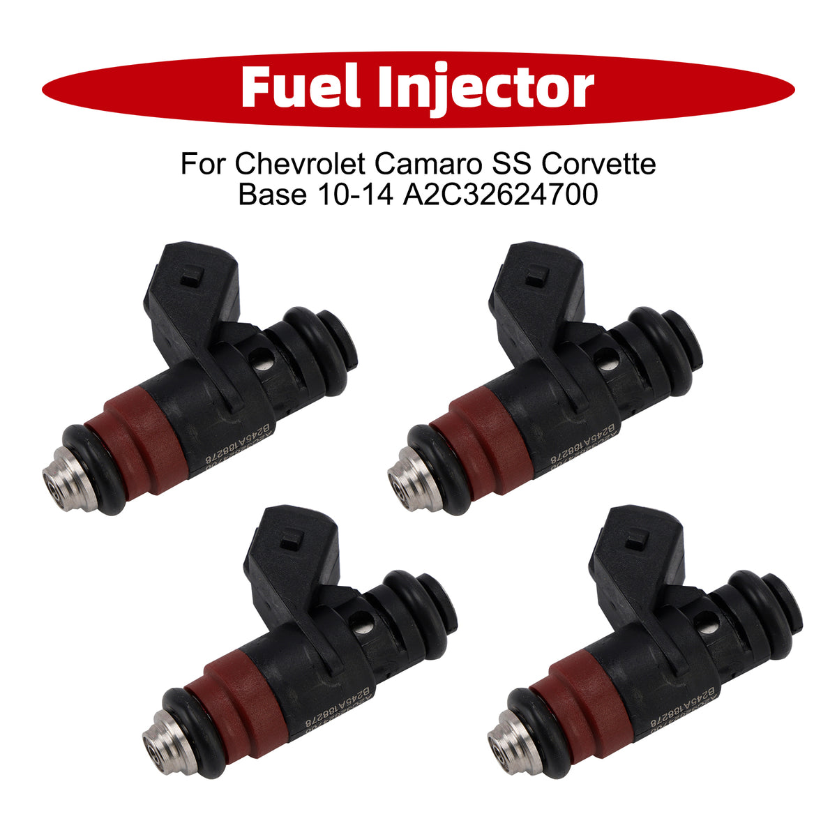 Chevrolet Camaro SS Corvette Base 2010-2014 A2C32624700 4PCS Fuel Injector