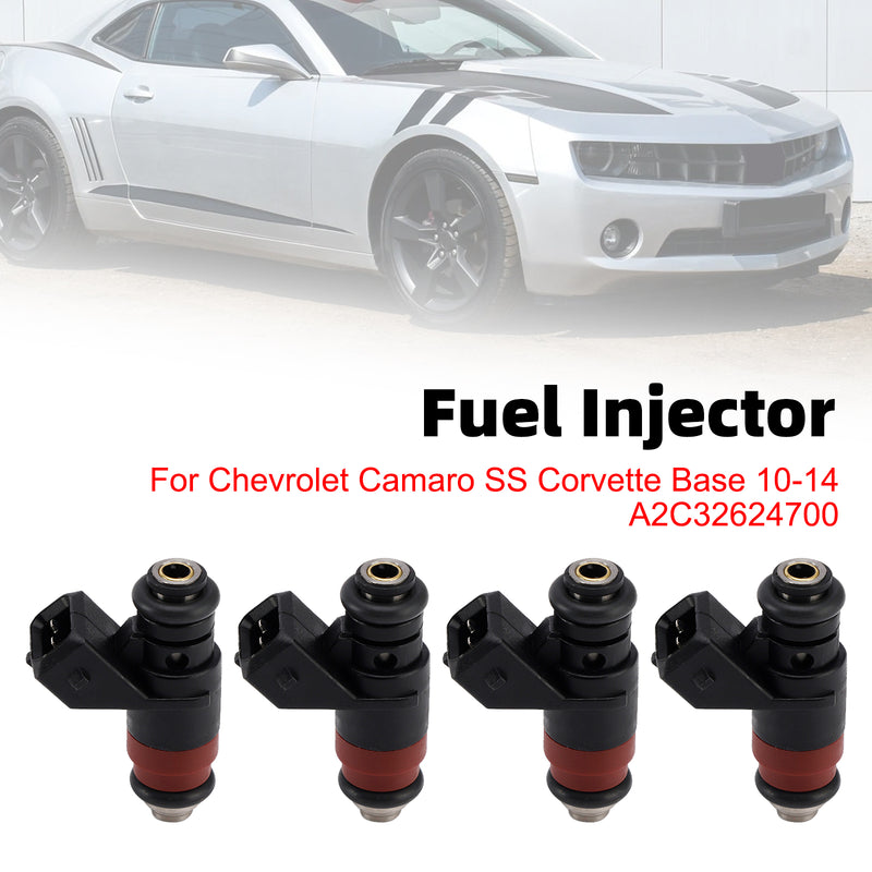 Chevrolet Camaro SS Corvette Base 2010-2014 A2C32624700 4PCS Fuel Injector