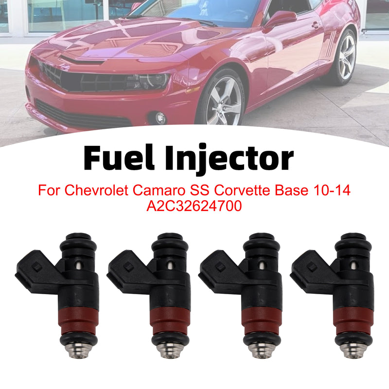 Chevrolet Camaro SS Corvette Base 2010-2014 A2C32624700 4PCS Fuel Injector