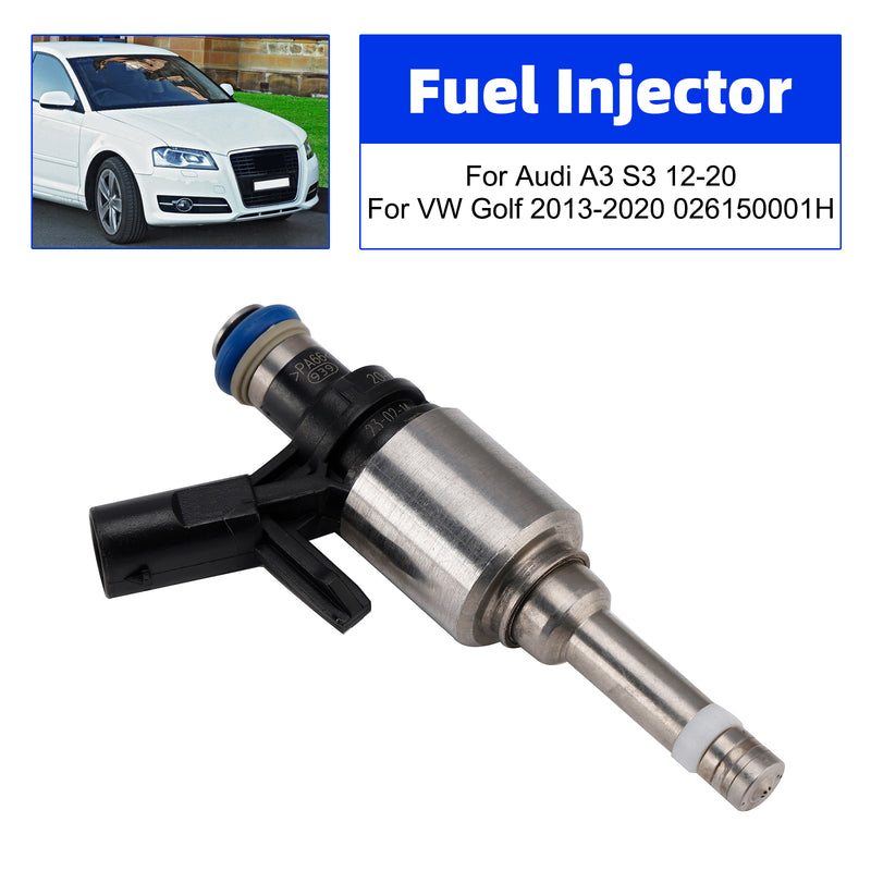 Audi A3 S3 2012-2020 For VW Golf 2013-2020 026150001H 1PCS Fuel Injector