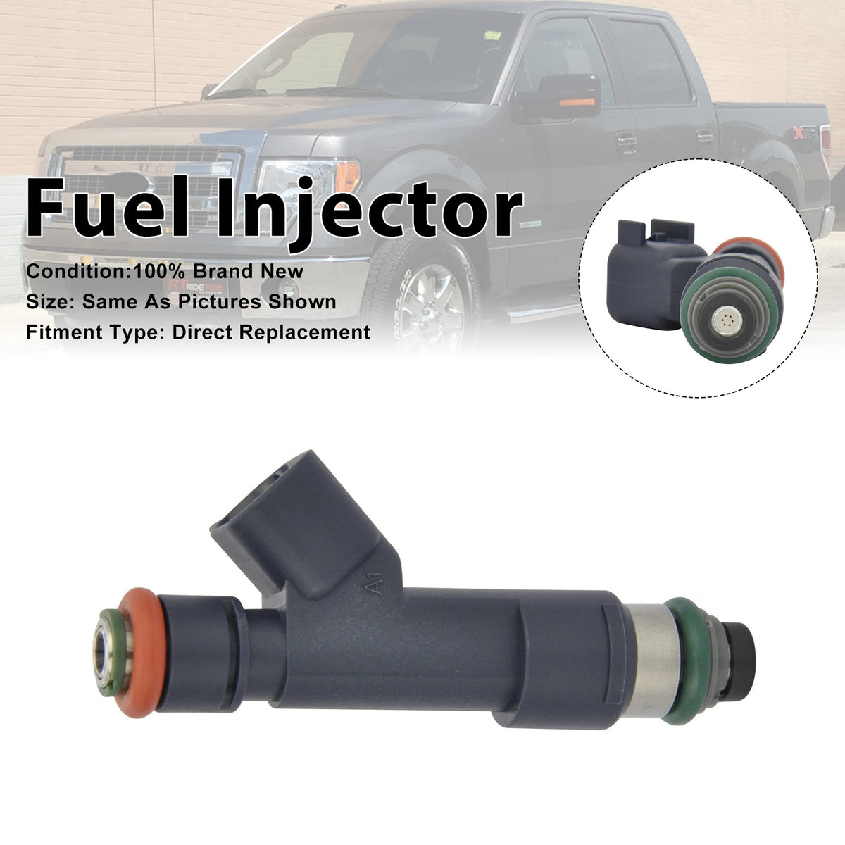 Ford F150 2011-2014 F150 Raptor 2010-2014 AL3E-F7A 1PCS Fuel Injector