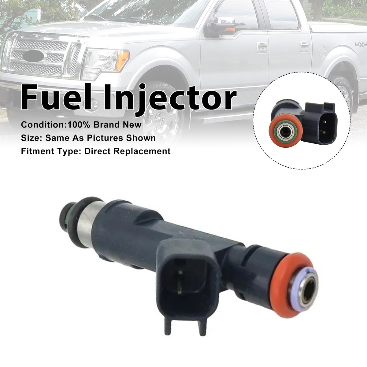 Ford F150 2011-2014 F150 Raptor 2010-2014 AL3E-F7A 1PCS Fuel Injector