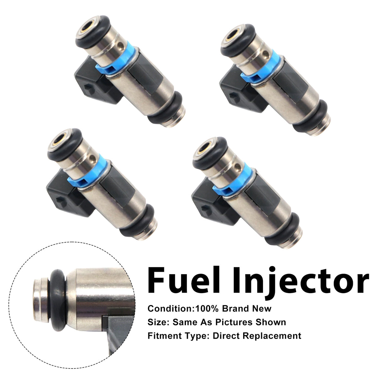 Fiat Coupe 175 1996-2000 Stilo 192 2001-2008 iwp006 4PCS Fuel Injector