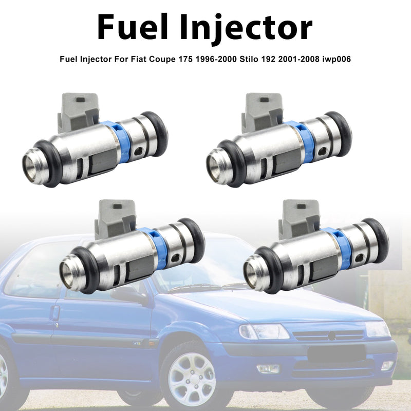 Fiat Coupe 175 1996-2000 Stilo 192 2001-2008 iwp006 4PCS Fuel Injector