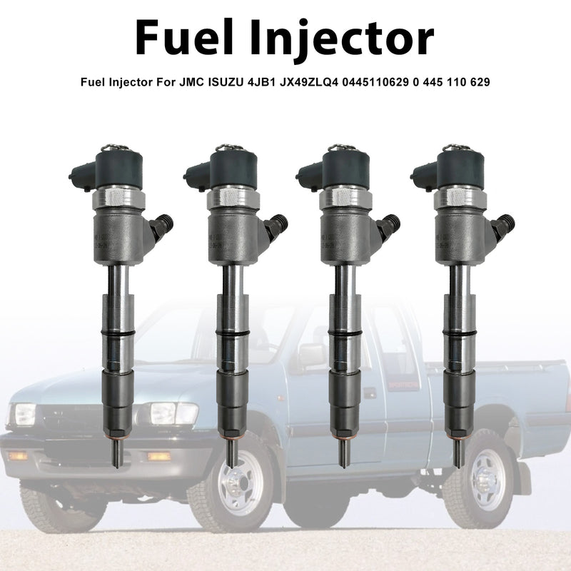 JMC ISUZU 4JB1 JX49ZLQ4 0445110629 0 445 110 629 4PCS Fuel Injector
