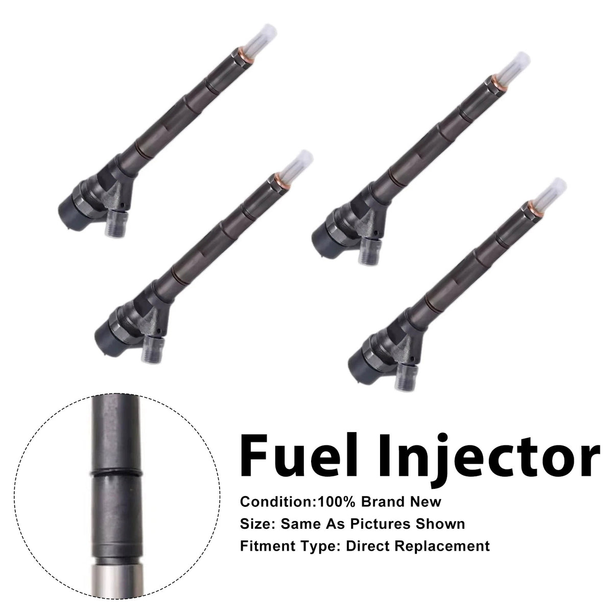 Renault Trafic II For Opel Vivaro 2.0L 0445110338 4PCS Fuel Injector