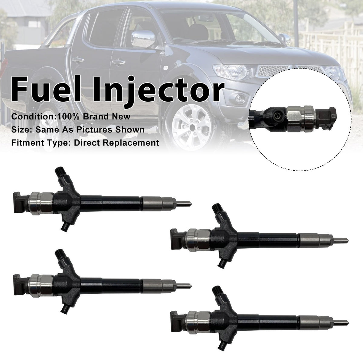 Mitsubishi Triton ML/MN 3.2 2006-2008 095000-5760 4PCS Fuel Injector