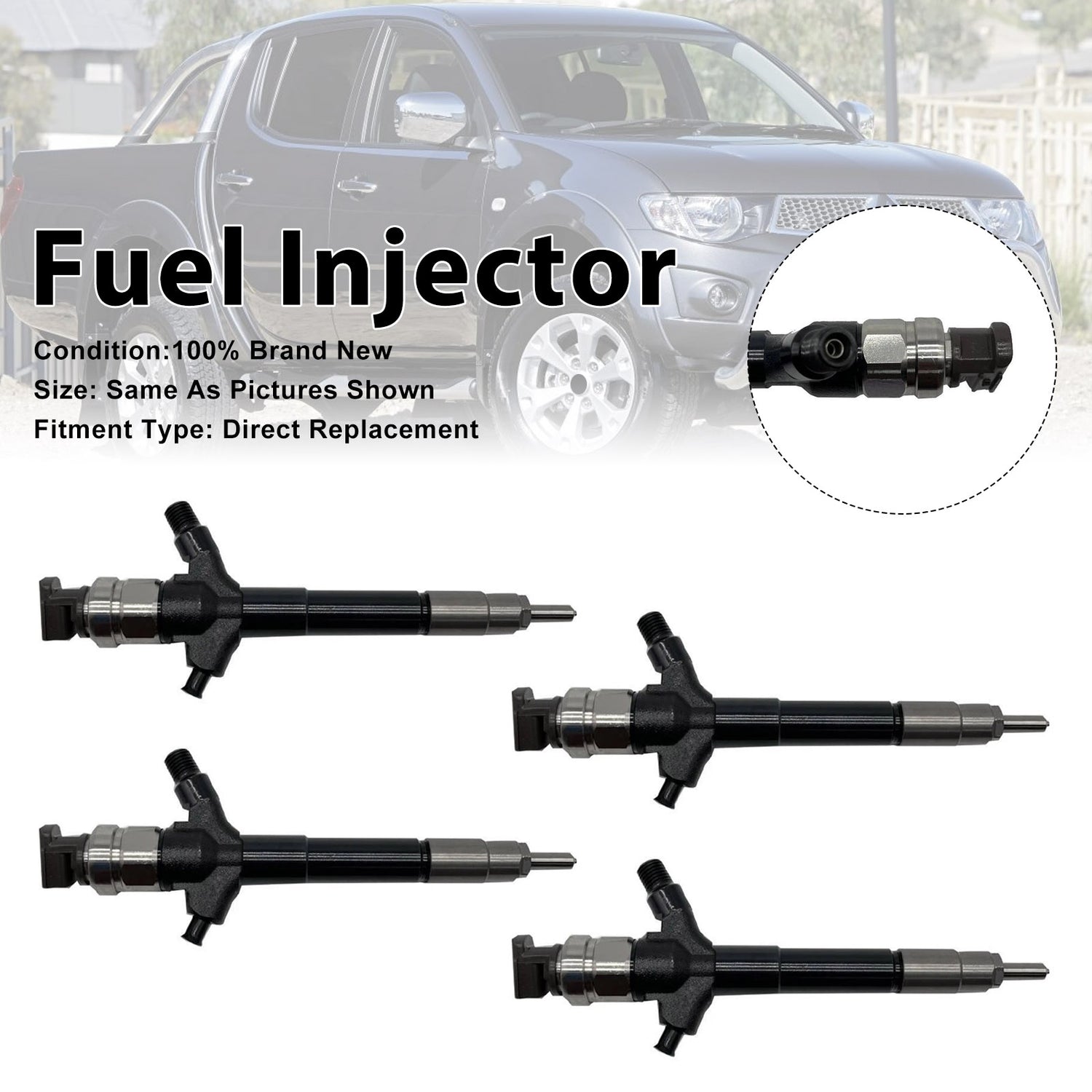 Mitsubishi Triton ML/MN 3.2 2006-2008 095000-5760 4PCS Fuel Injector