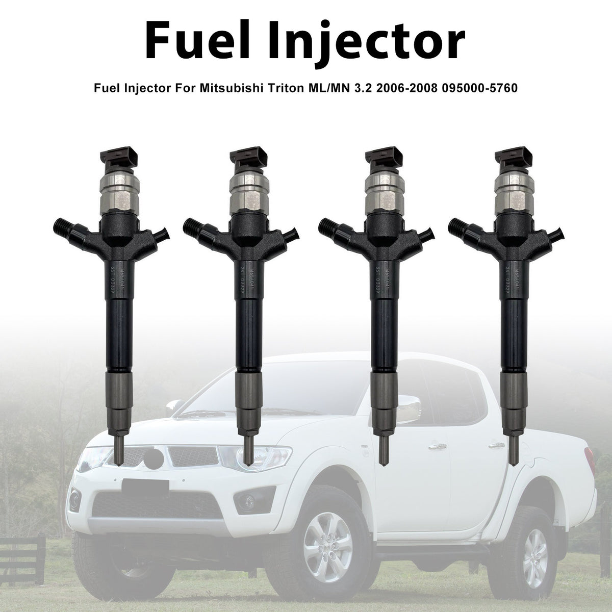 Mitsubishi Triton ML/MN 3.2 2006-2008 095000-5760 4PCS Fuel Injector
