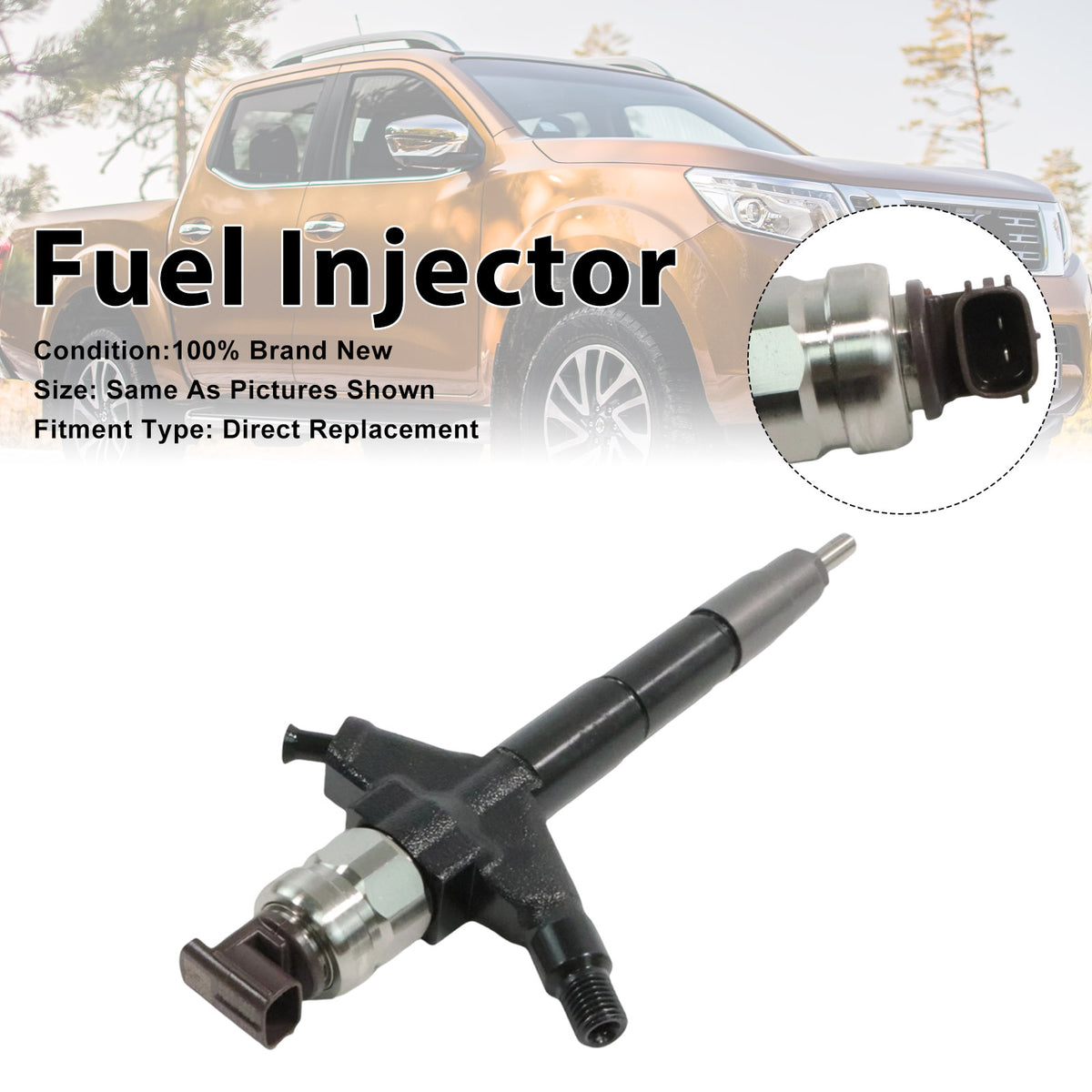 Nissan Navara NP300 295050-1060 16600-3XN0A 1PCS Fuel Injector