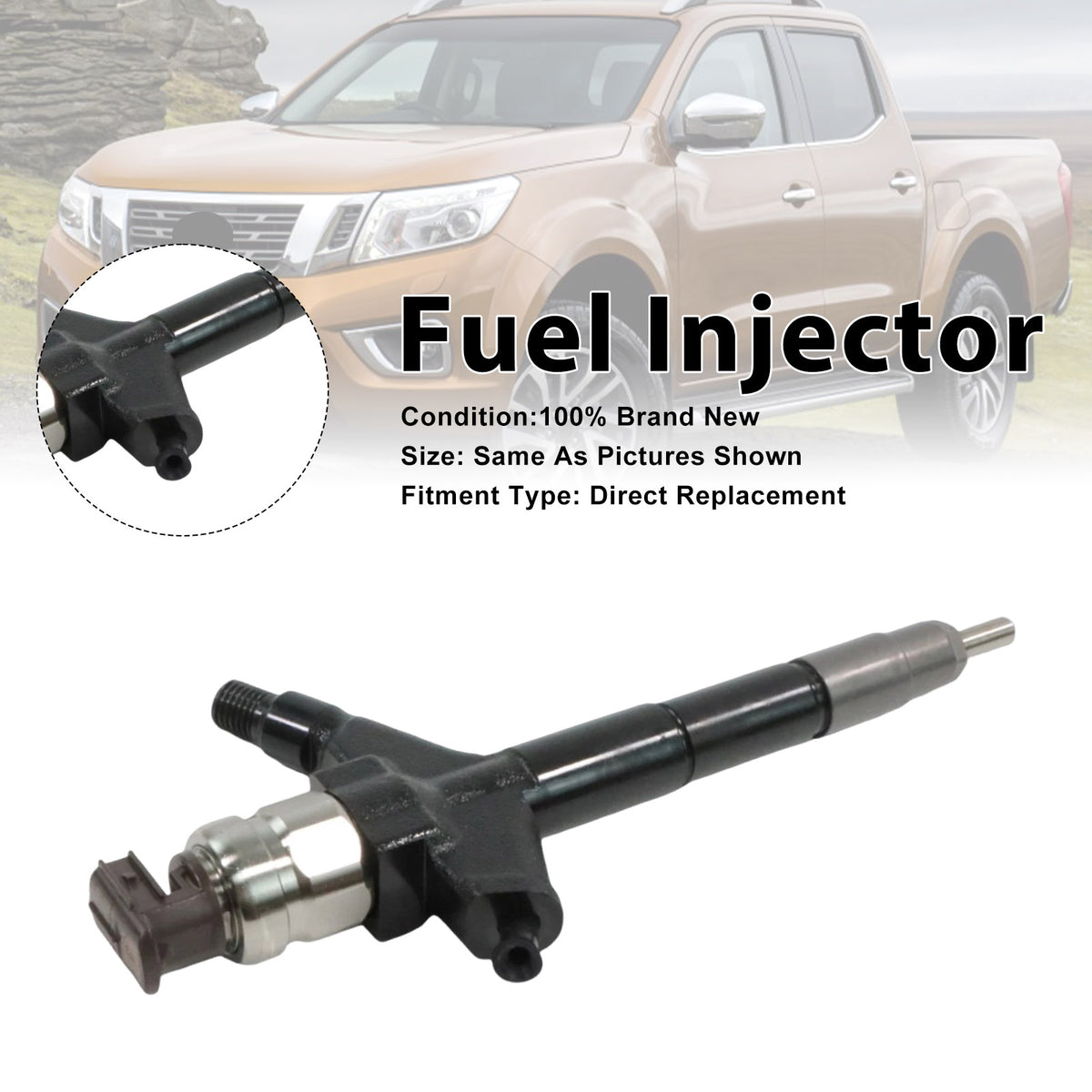 Nissan Navara NP300 295050-1060 16600-3XN0A 1PCS Fuel Injector
