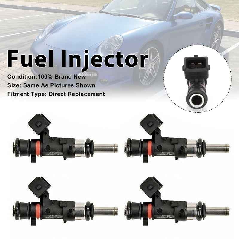 Porsche 911 997 3.6 GT2 RS 2010-2011 0280158123 4PCS Fuel Injector