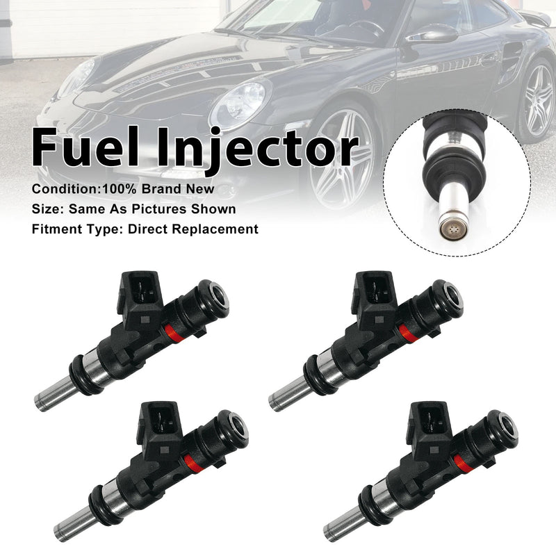 Porsche 911 997 3.6 GT2 RS 2010-2011 0280158123 4PCS Fuel Injector