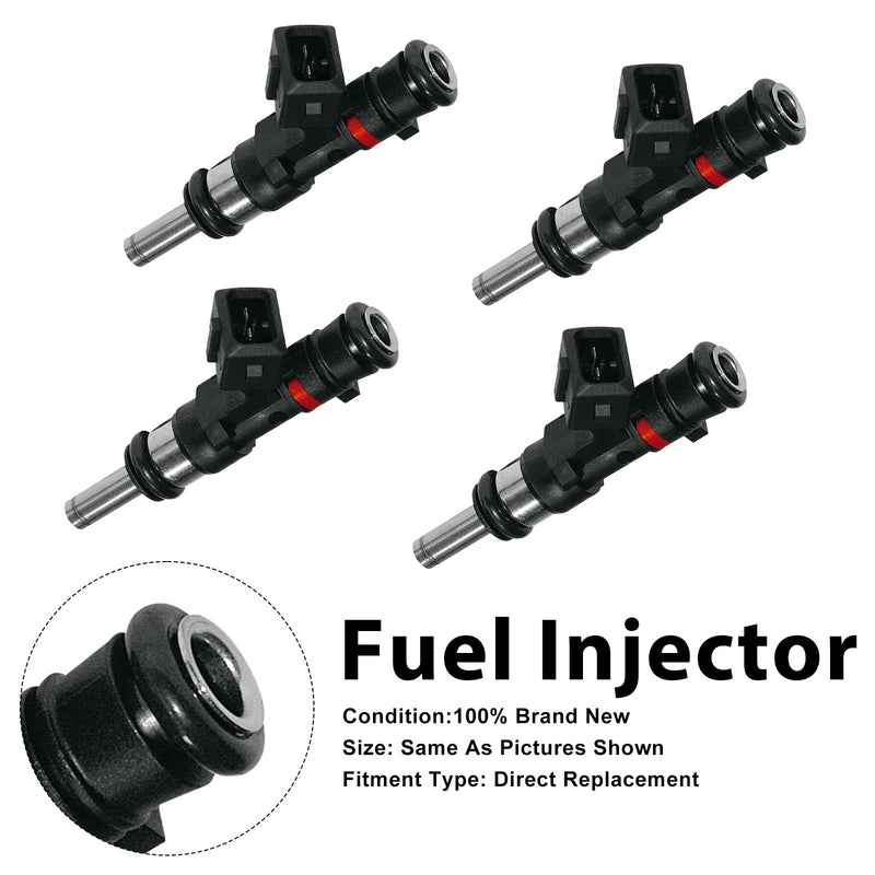 Porsche 911 997 3.6 GT2 RS 2010-2011 0280158123 4PCS Fuel Injector