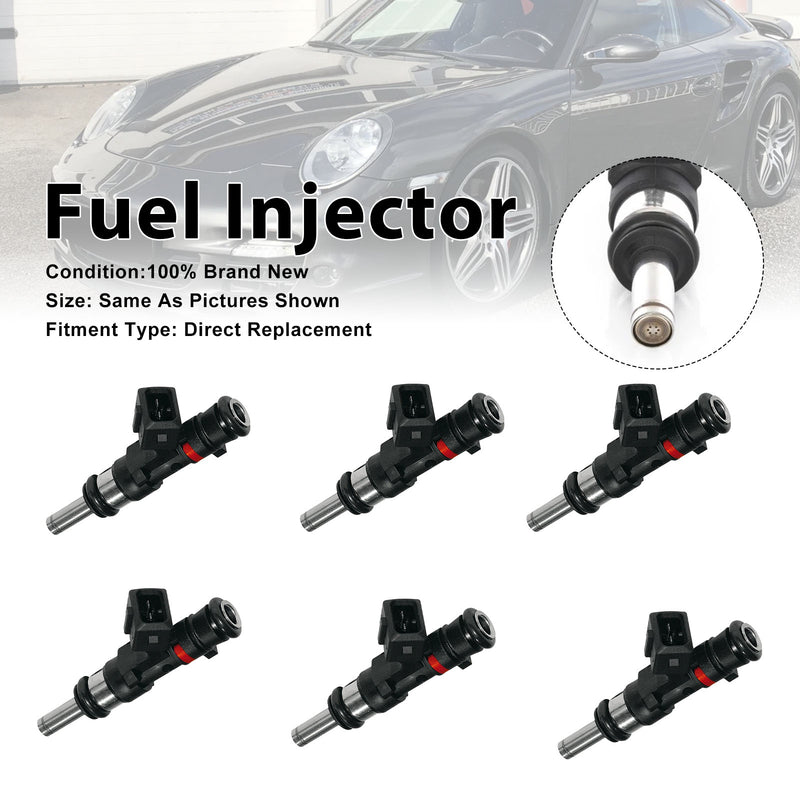 Porsche 911 997 3.6 GT2 RS 2010-2011 0280158123 6PCS Fuel Injector