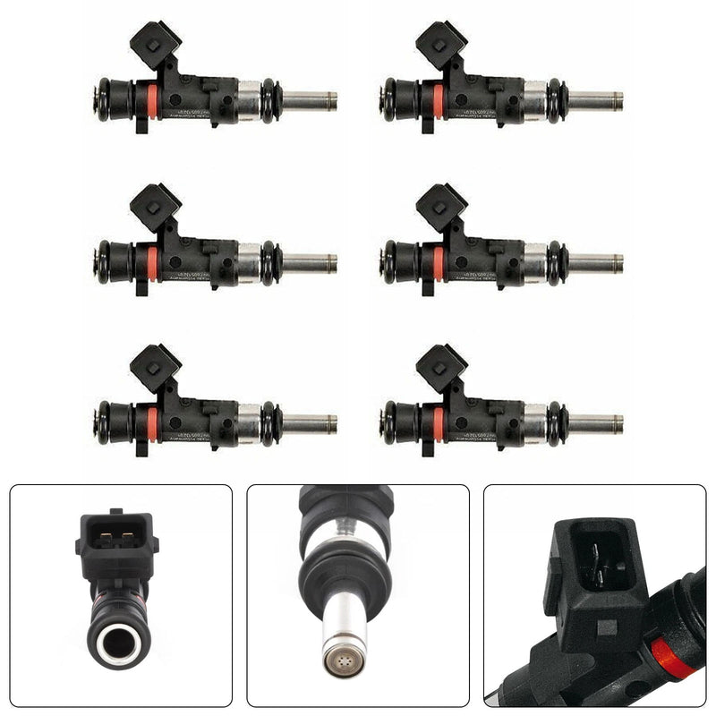 Porsche 911 997 3.6 GT2 RS 2010-2011 0280158123 6PCS Fuel Injector