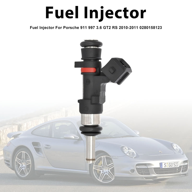 Porsche 911 997 3.6 GT2 RS 2010-2011 0280158123 1PCS Fuel Injector