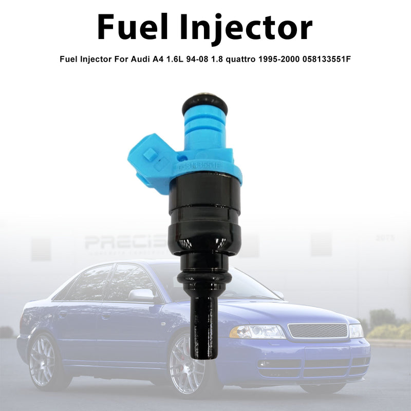 Audi A4 1.6L 1994-2008 1.8 quattro 1995-2000 058133551F 1PCS Fuel Injector