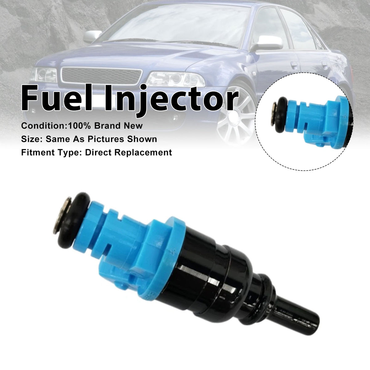 Audi A4 1.6L 1994-2008 1.8 quattro 1995-2000 058133551F 1PCS Fuel Injector