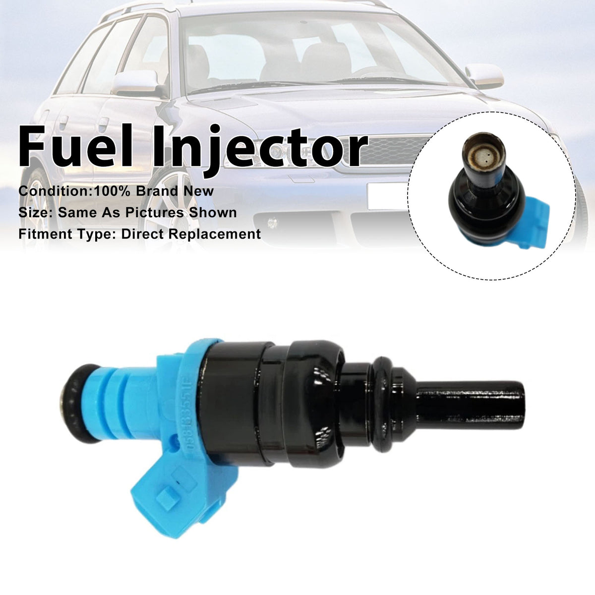 Audi A4 1.6L 1994-2008 1.8 quattro 1995-2000 058133551F 1PCS Fuel Injector