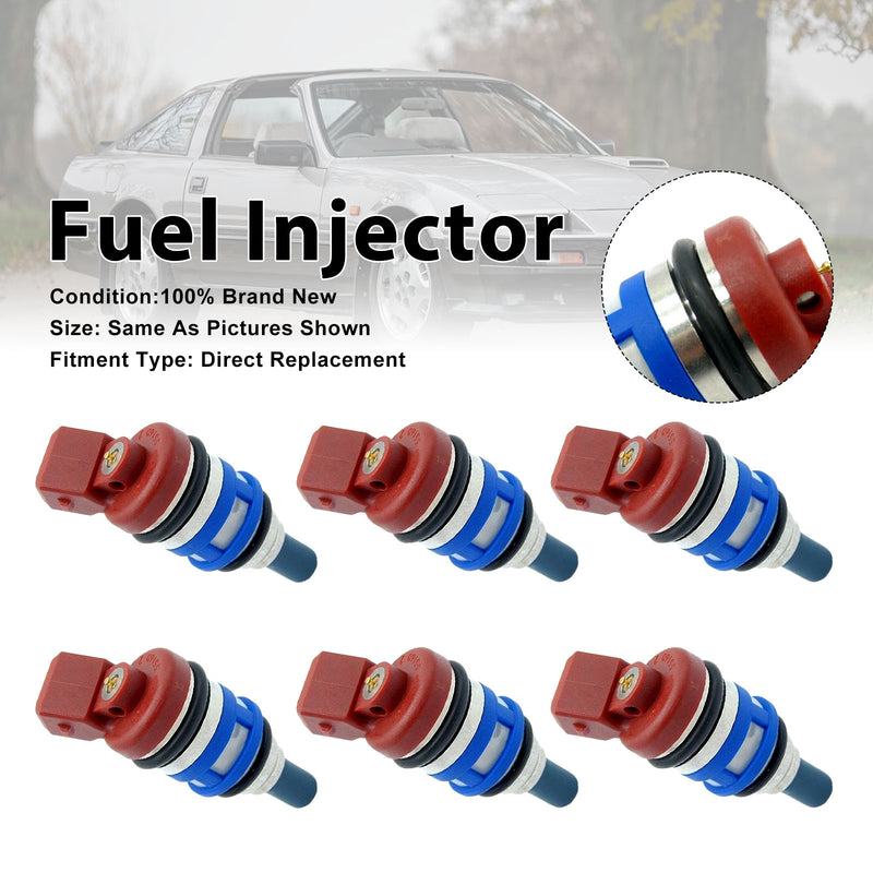 Nissan 300ZX 1984-1990 Maxima 1988-1994 16600-15V02 6PCS Fuel Injector