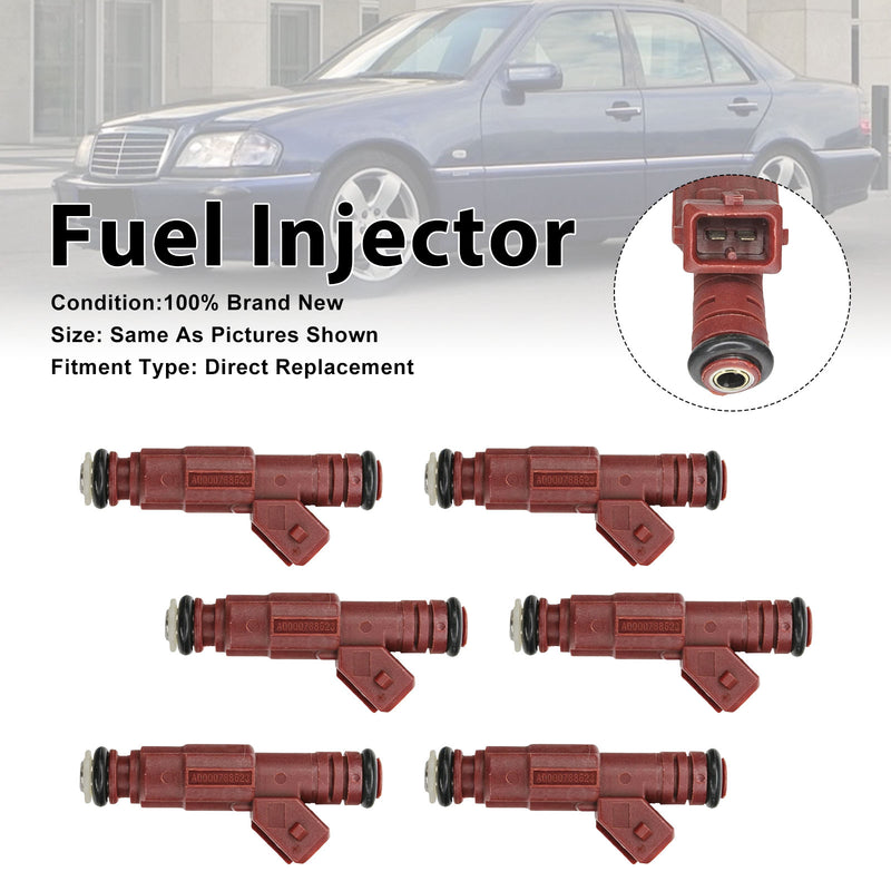 Mercedes-Benz C280 1997 E320 1994-1997 0280155757 6PCS Fuel Injector