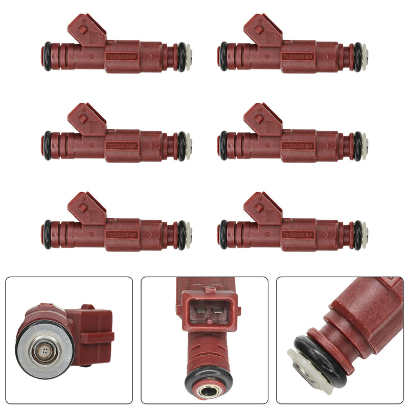 Mercedes-Benz C280 1997 E320 1994-1997 0280155757 6PCS Fuel Injector