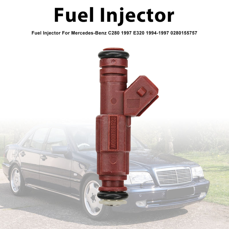 Mercedes-Benz C280 1997 E320 1994-1997 0280155757 1PCS Fuel Injector